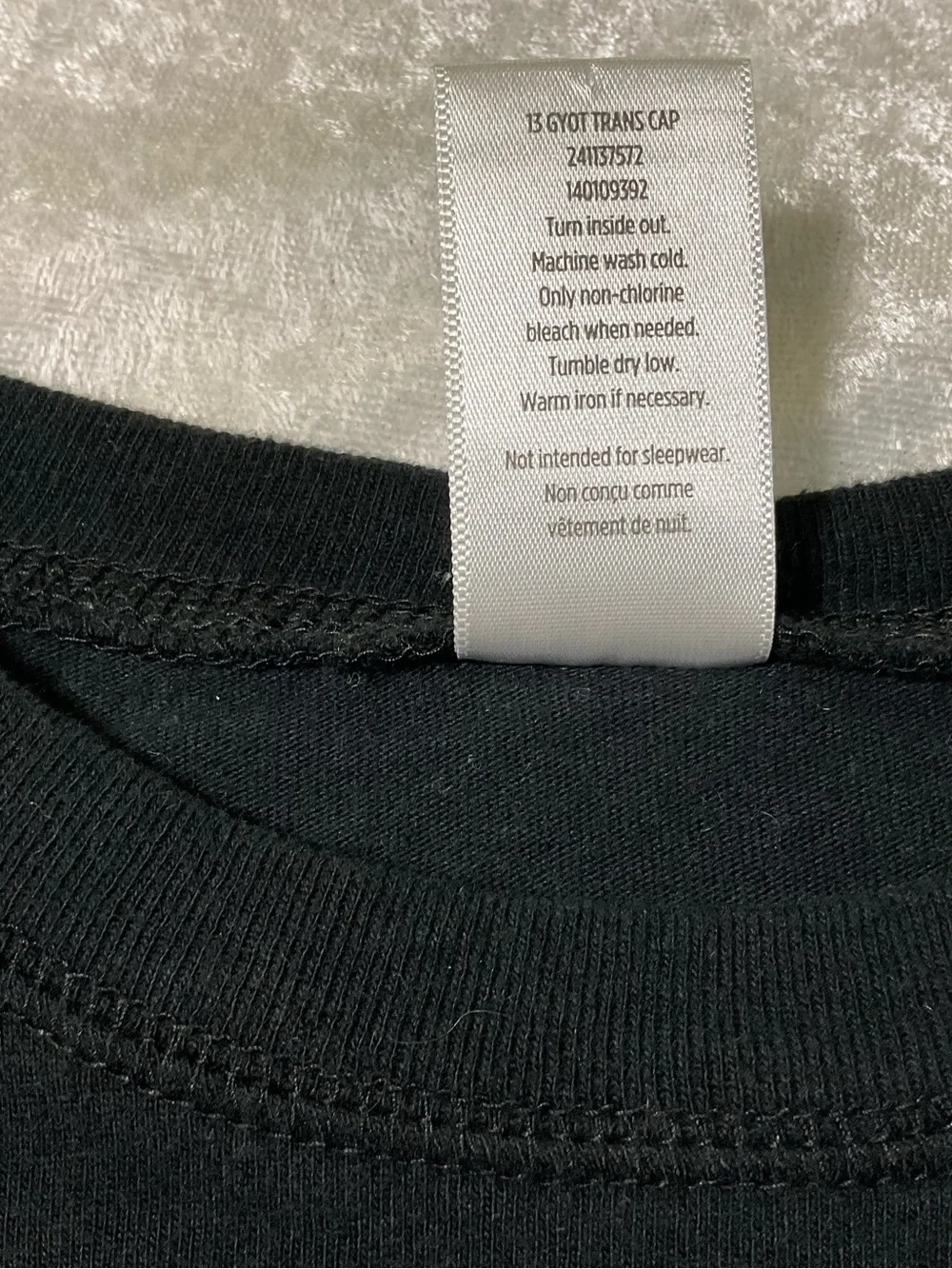 Gymboree Black Long-Sleeve Tee with Gray Space Shuttle Patch